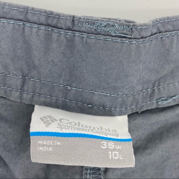 Columbia Men's Grey Washed Out Shorts Size 36 - Picture 4 of 6